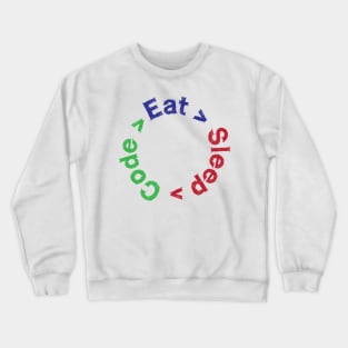 Eat Sleep Code Repeat T-Shirt | Coder Tee Crewneck Sweatshirt